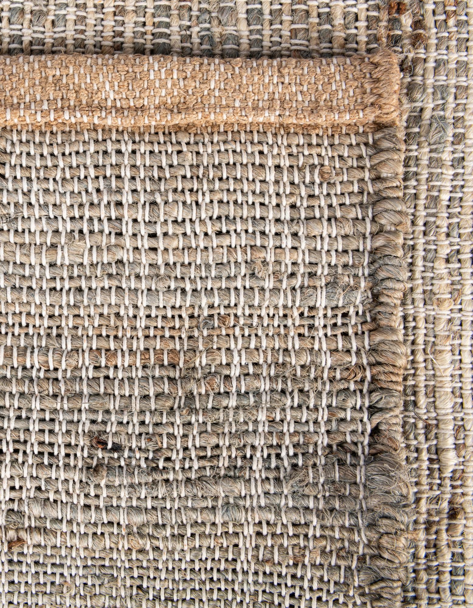 7' 10 x 7' 10 Hand Woven Kilim Jute Square Rug