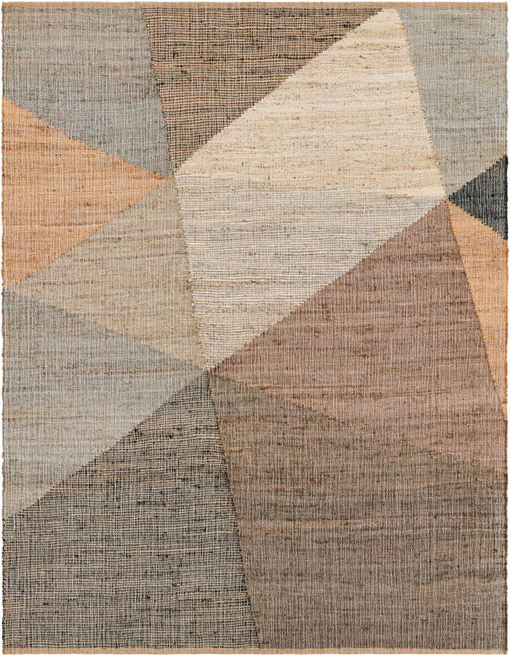 Detail image of 7' 10 x 7' 10 Hand Woven Kilim Jute Square Rug