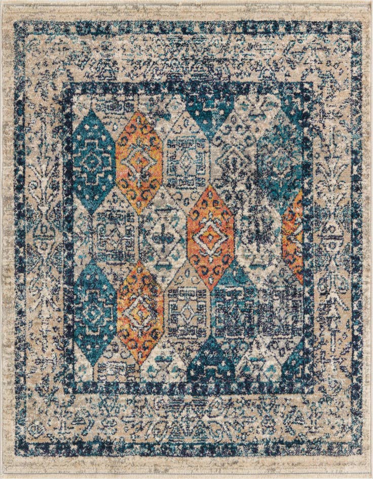 Detail image of 4' x 4' Lola Square Rug