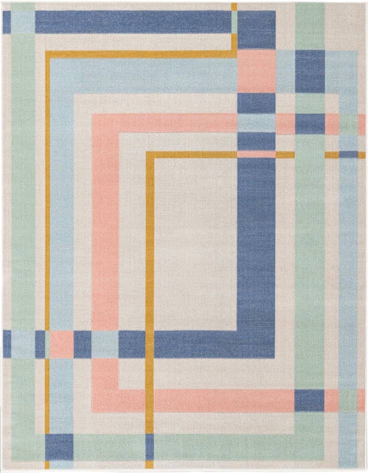 Detail image of 5' x 5' Lotus Square Rug
