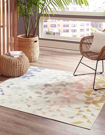 6' x 6' Lotus Square Rug