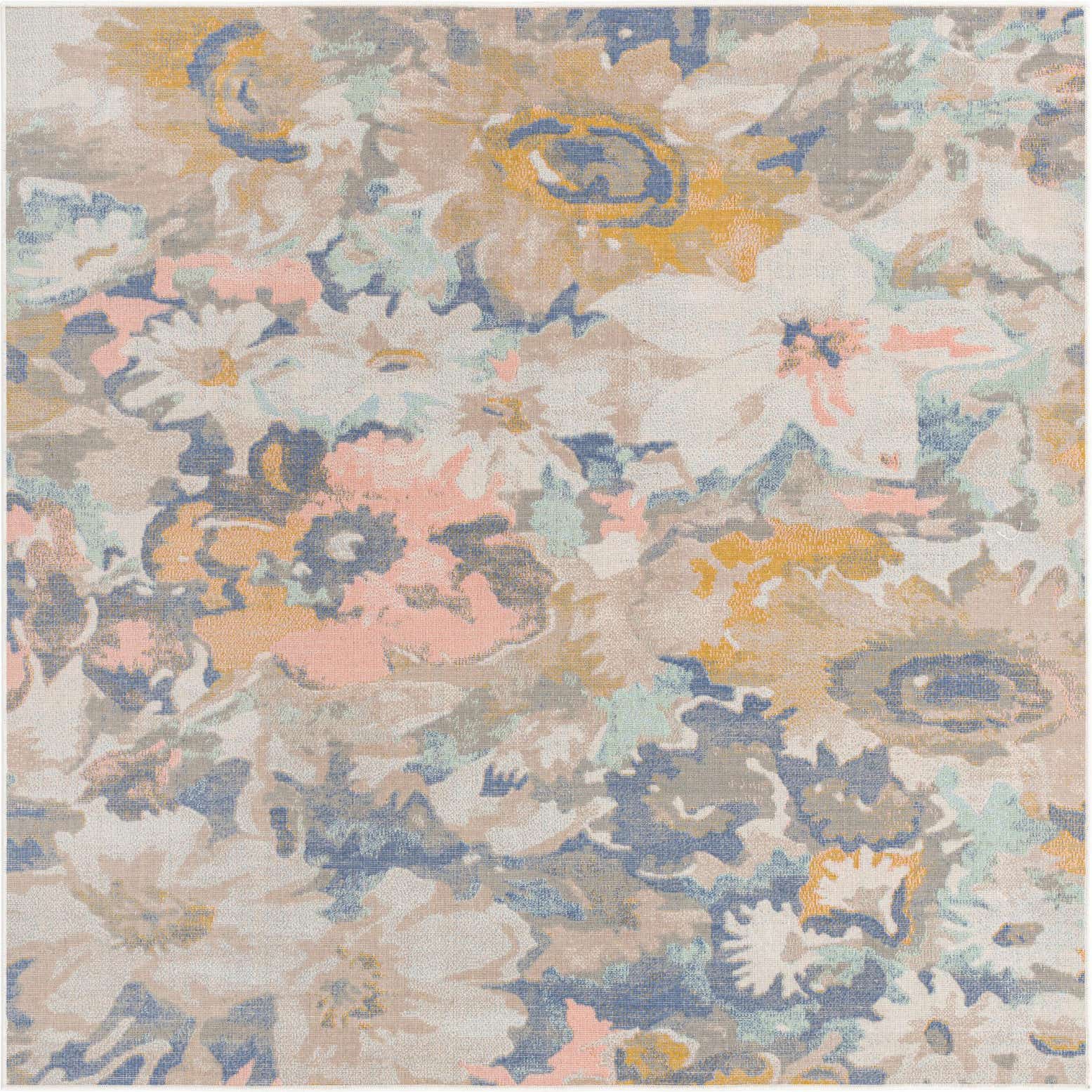 6' x 6' Lotus Square Rug