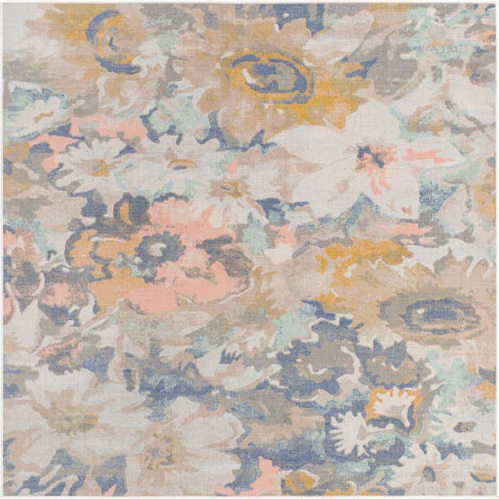 6' x 6' Lotus Square Rug