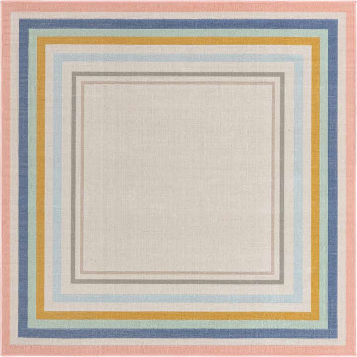 7' 10 x 7' 10 Lotus Square Rug