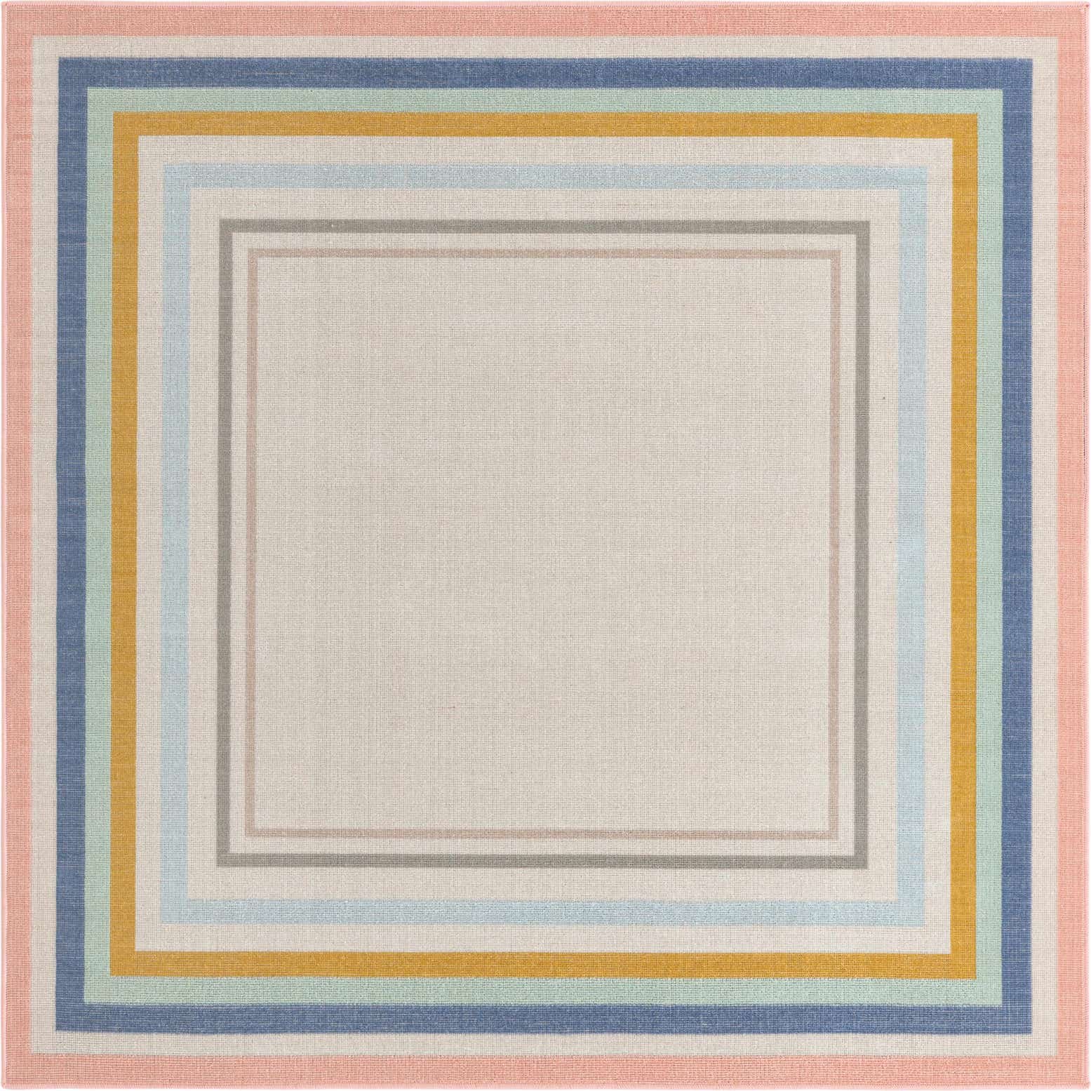 6' x 6' Lotus Square Rug