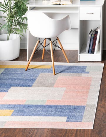 8' x 8' Lotus Square Rug