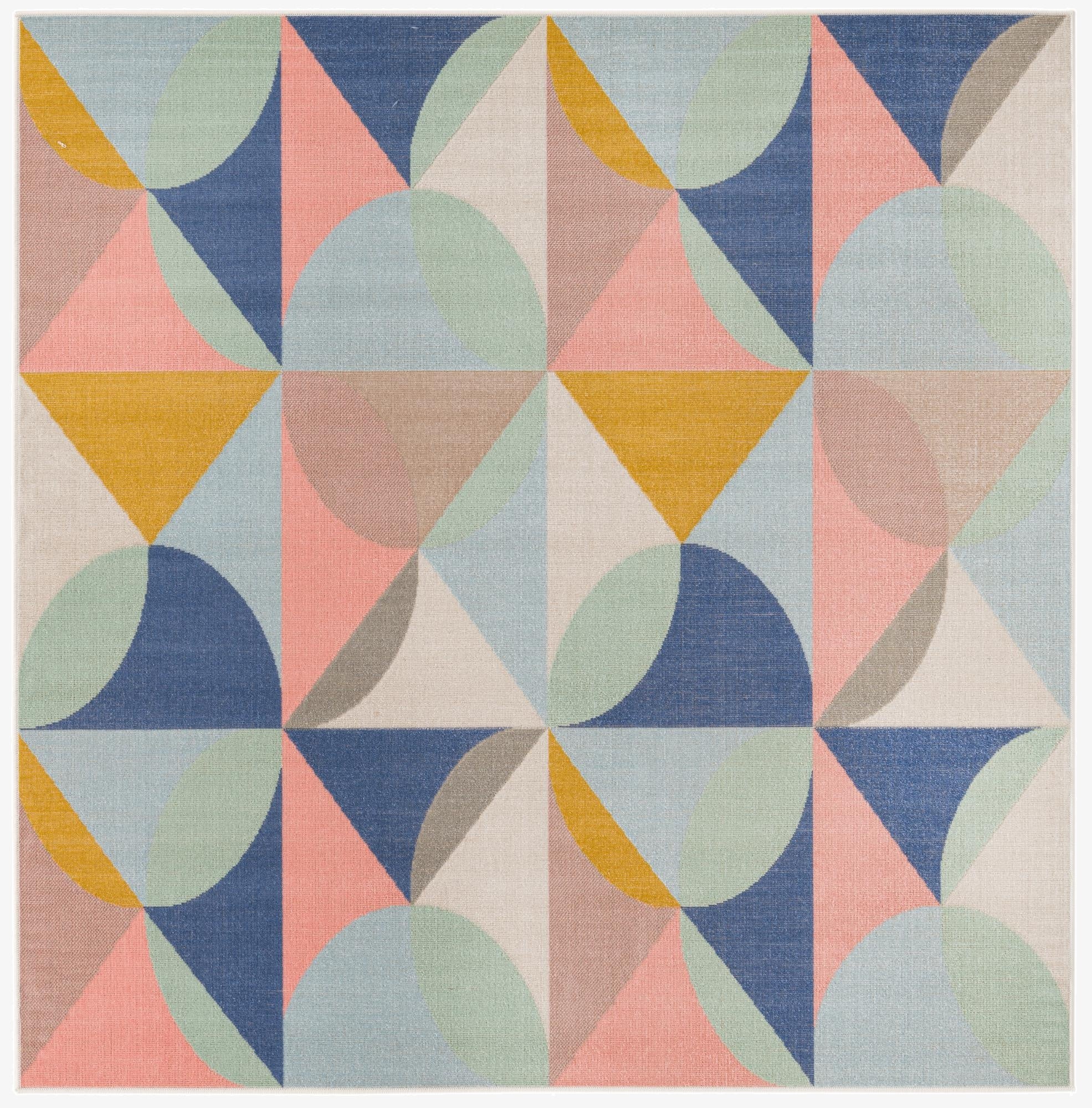 6' x 6' Lotus Square Rug