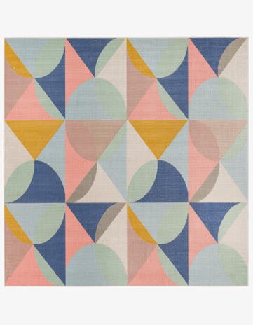 6' x 6' Lotus Square Rug