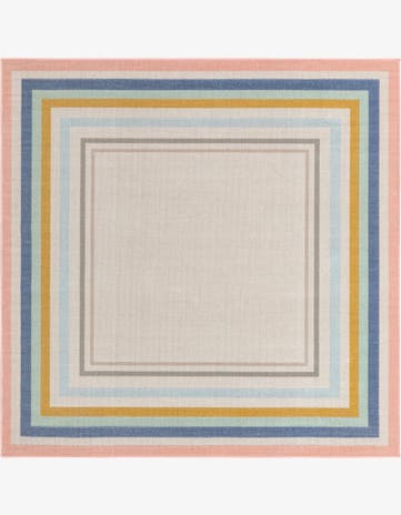 7' 10 x 7' 10 Lotus Square Rug