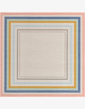 6' x 6' Lotus Square Rug