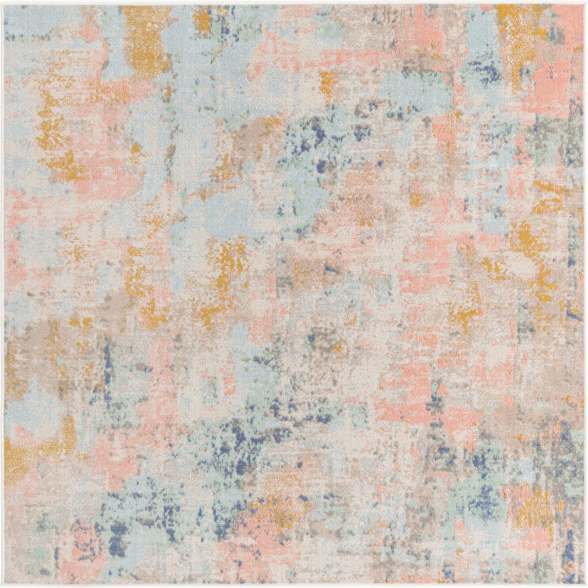 Primary image 5' x 5' Lotus Square Rug