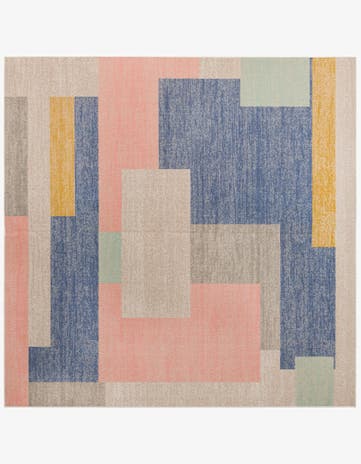 8' x 8' Lotus Square Rug