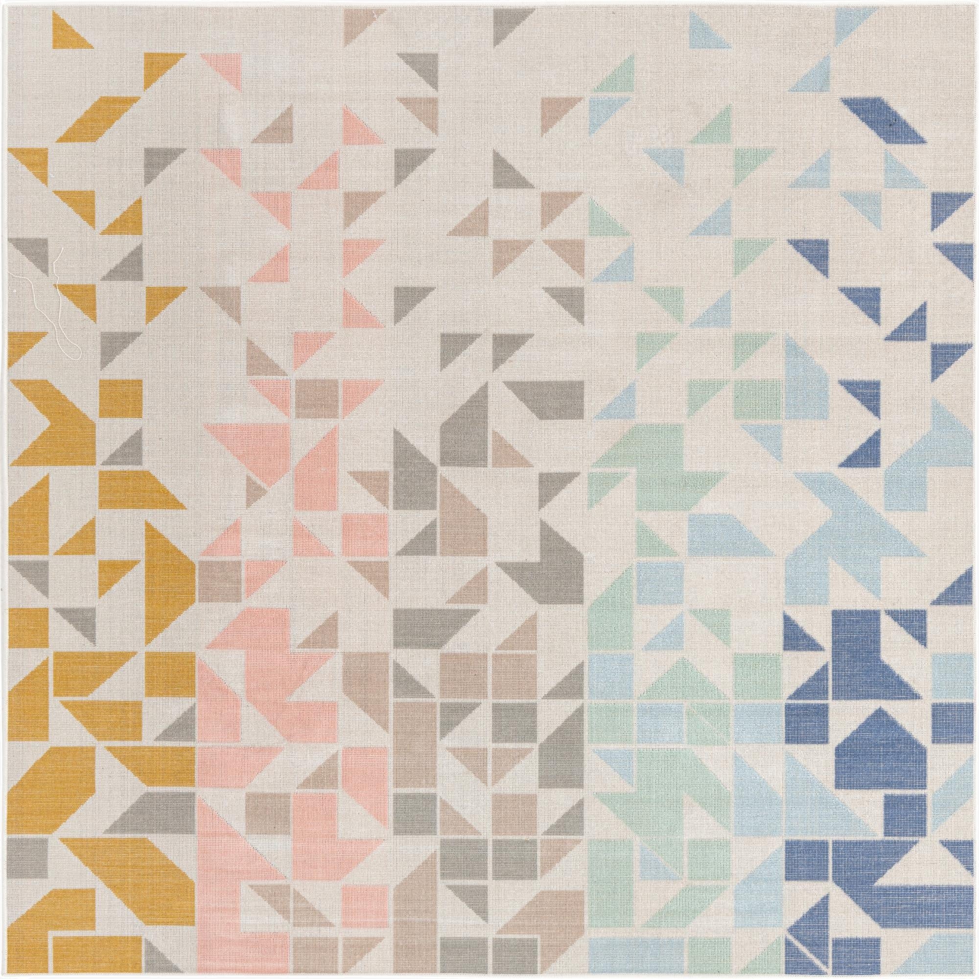 6' x 6' Lotus Square Rug