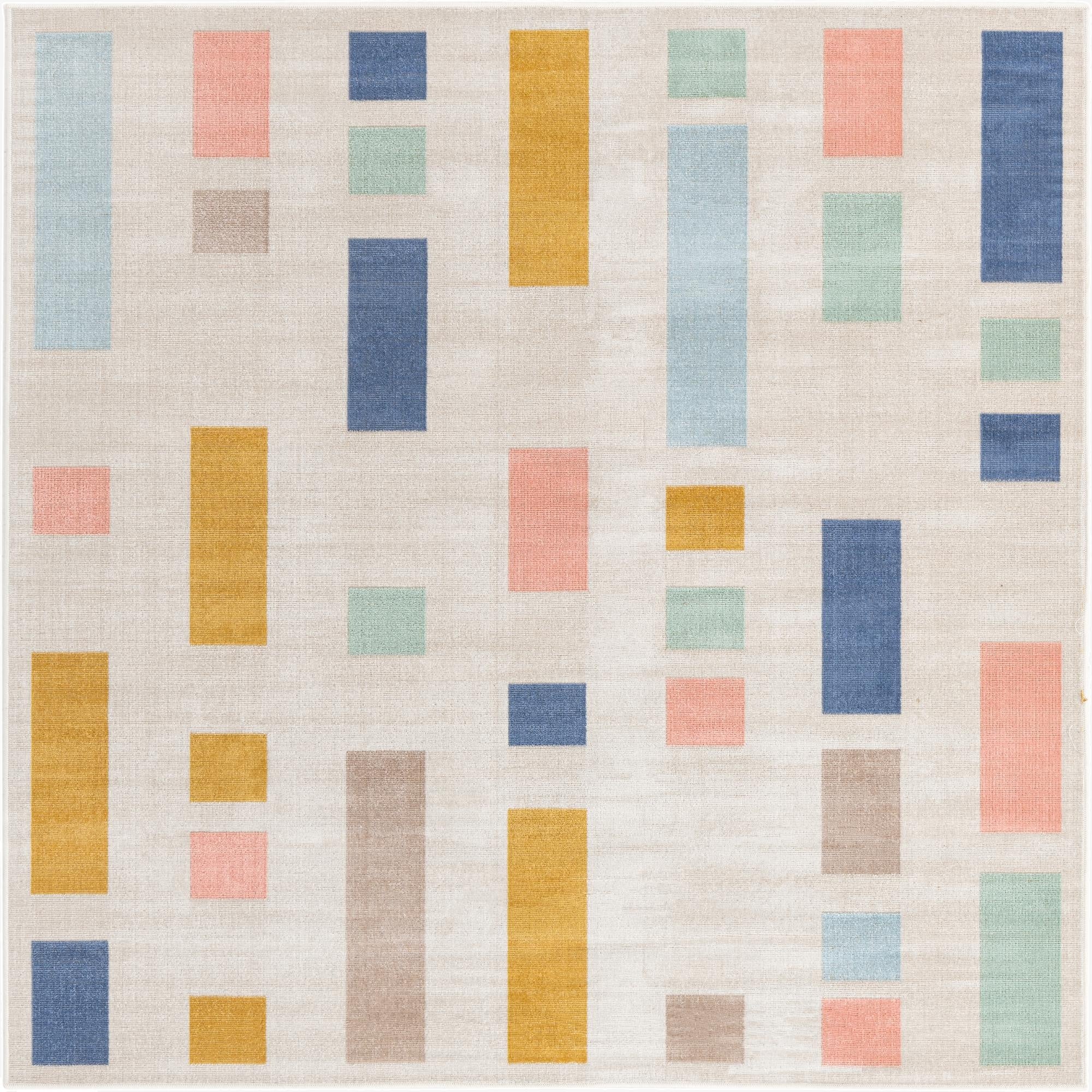 6' x 6' Lotus Square Rug