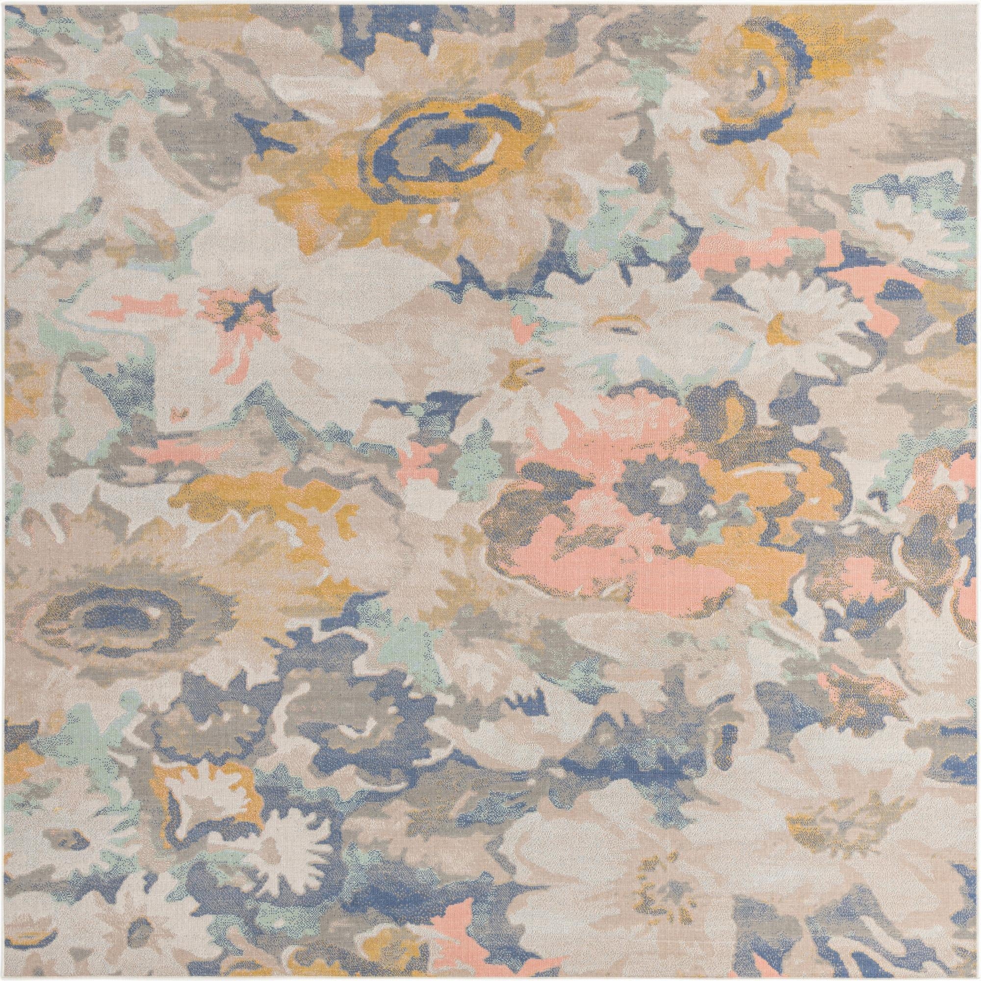 8' x 8' Lotus Square Rug