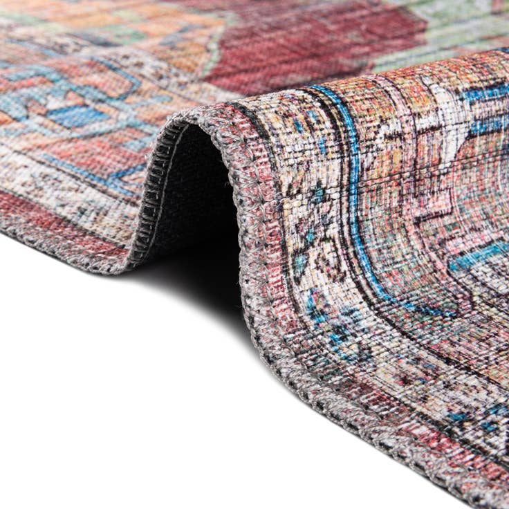 Detail image of 6' x 6' Washable Maahru Square Rug