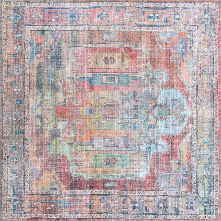 7' 10 x 7' 10 Washable Maahru Square Rug