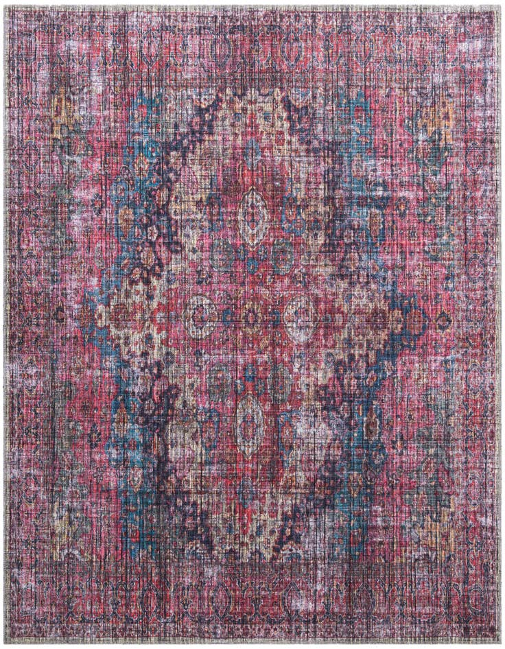 Detail image of 7' 10 x 7' 10 Washable Mangata Square Rug