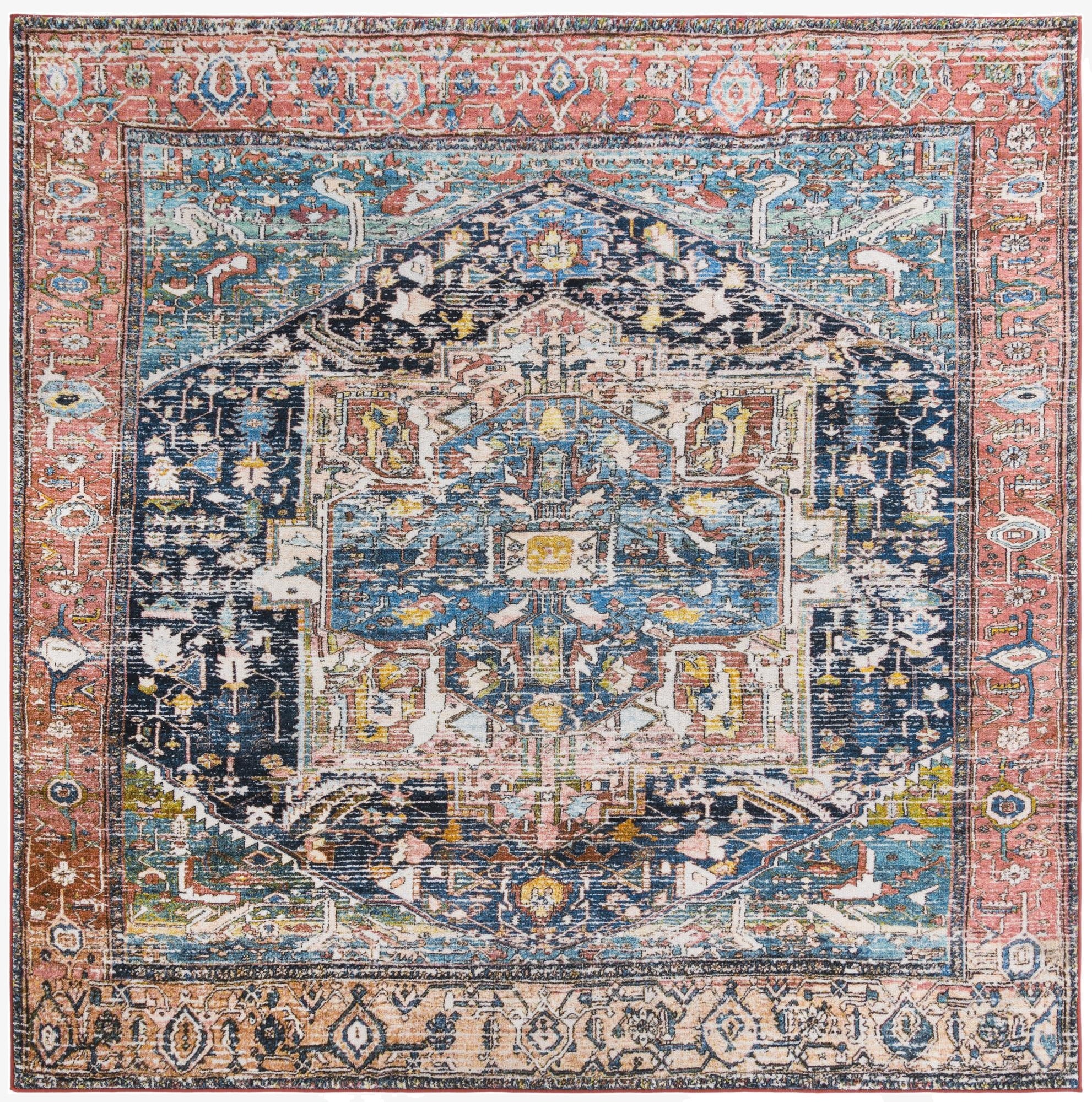 7' 10 x 7' 10 Medina Square Rug