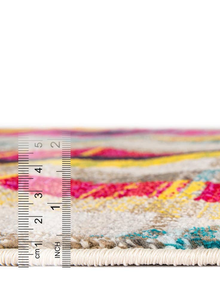 Detail image of 6' x 6' Washable Mesa Square Rug