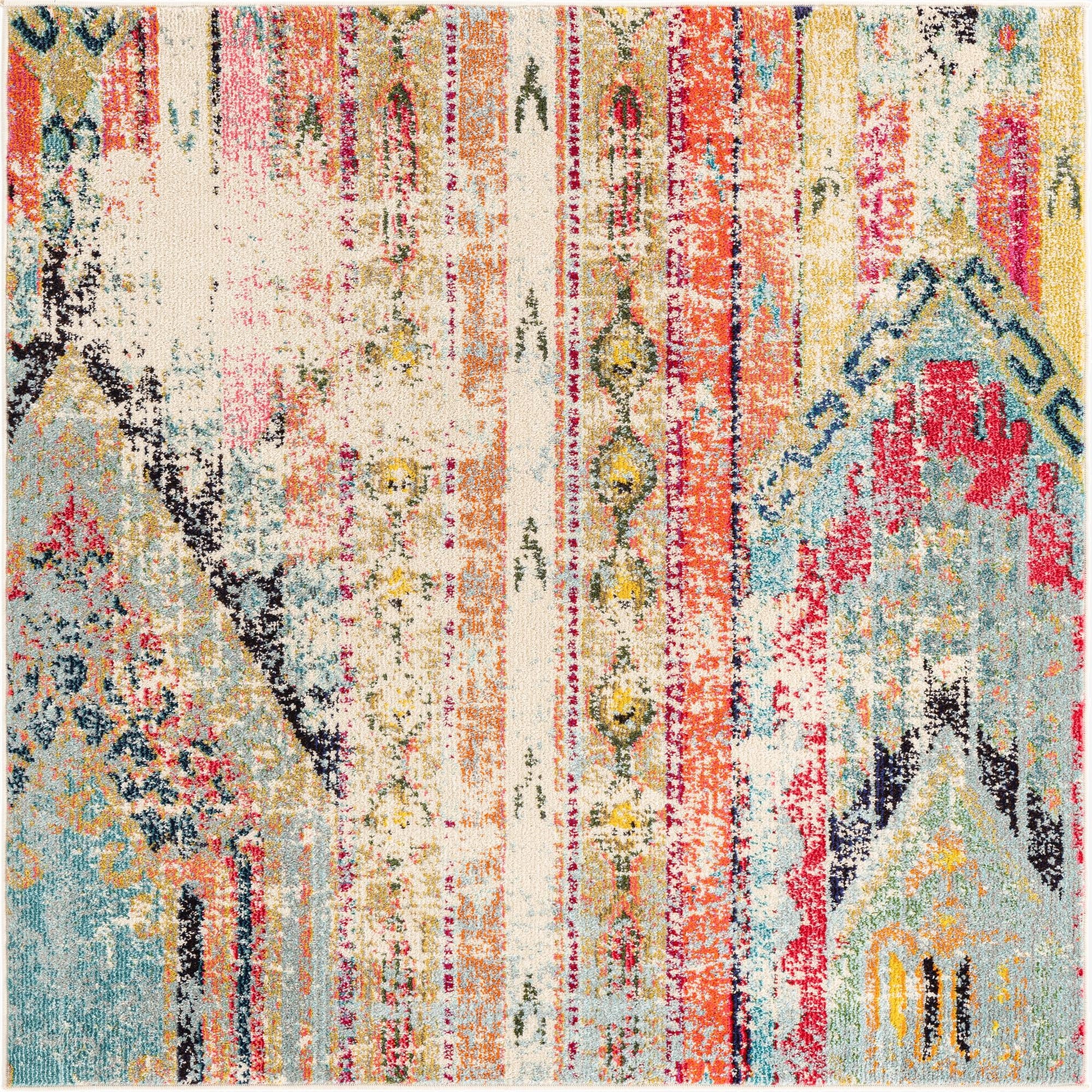 5' x 5' Washable Mesa Square Rug