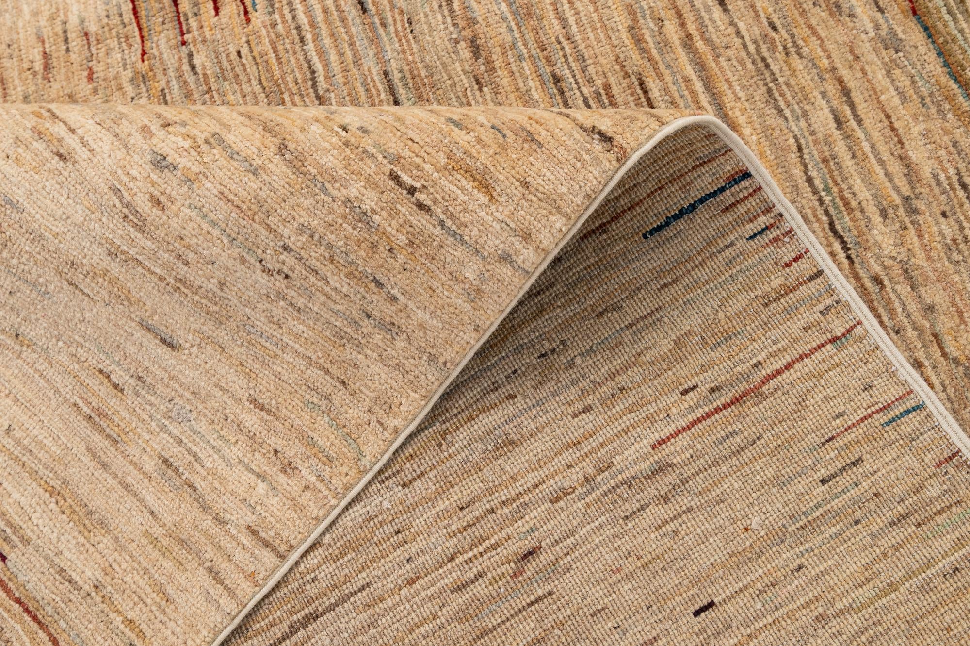 6' 2 x 6' 3 Hand Knotted Modern Ziegler Wool Square Rug