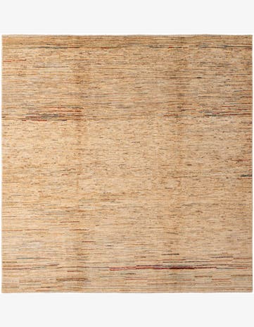 6' 2 x 6' 3 Hand Knotted Modern Ziegler Wool Square Rug