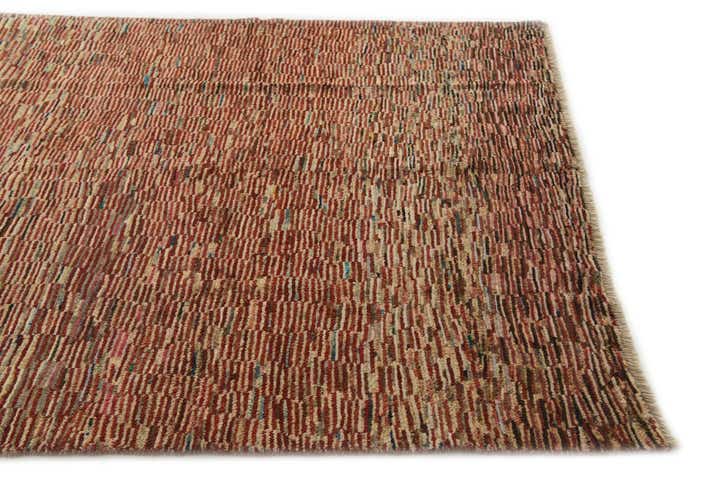5' 1 x 6' 4 Hand Knotted Modern Ziegler Square Rug
