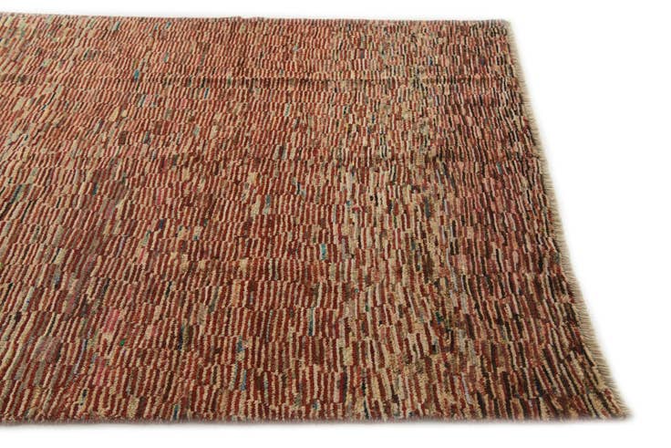 Detail image of 5' 1 x 6' 4 Hand Knotted Modern Ziegler Square Rug