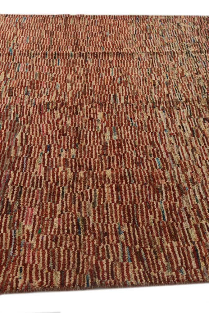 5' 1 x 6' 4 Hand Knotted Modern Ziegler Square Rug