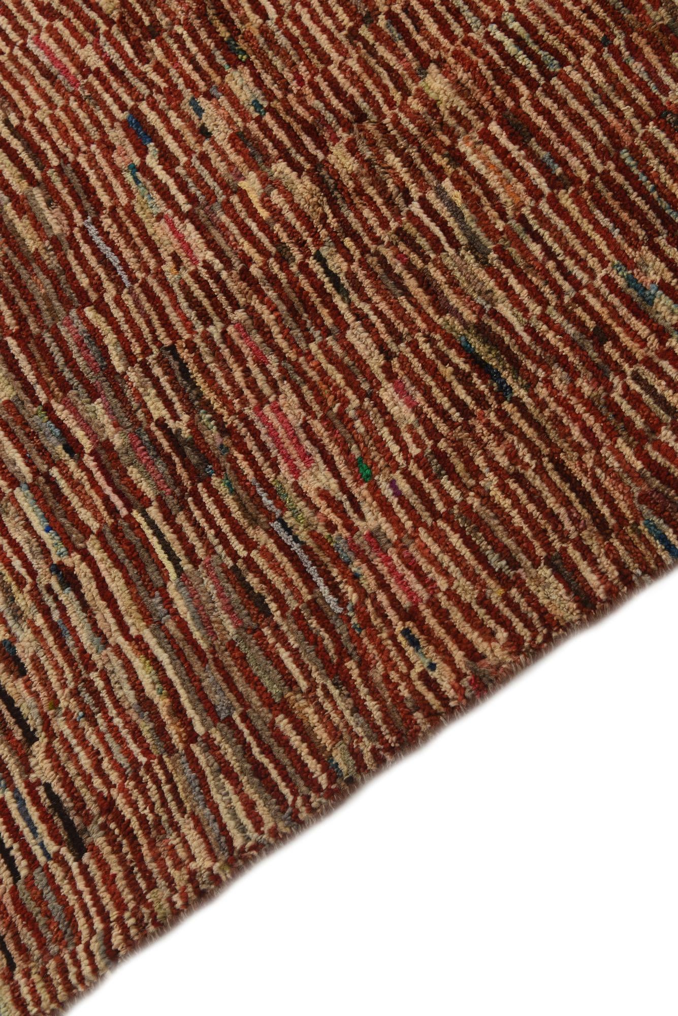 5' 1 x 6' 4 Hand Knotted Modern Ziegler Square Rug