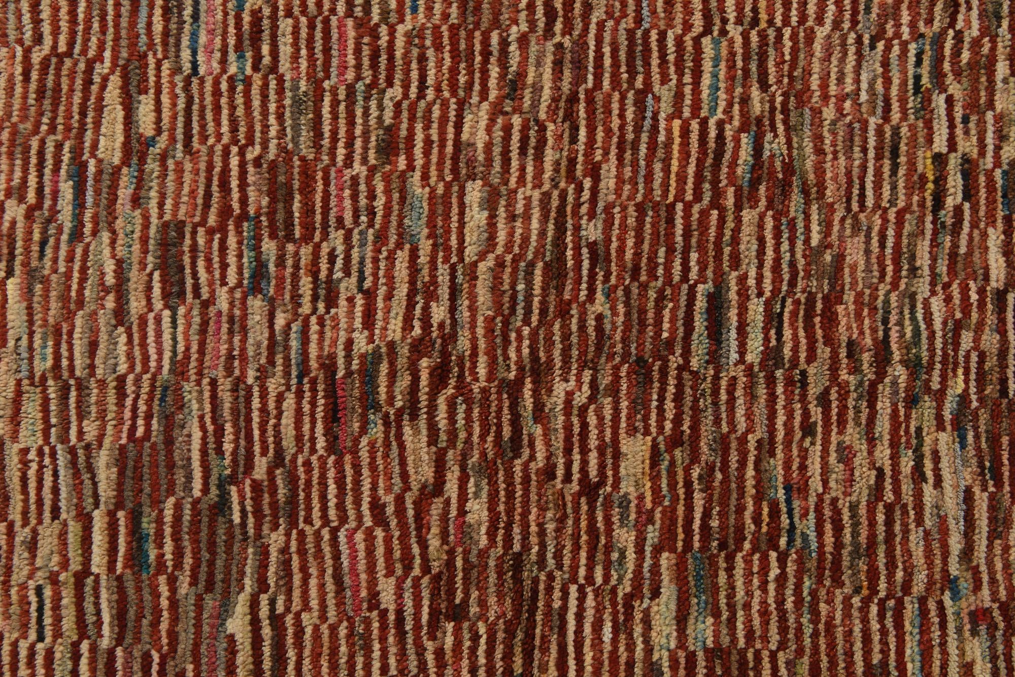5' 1 x 6' 4 Hand Knotted Modern Ziegler Square Rug
