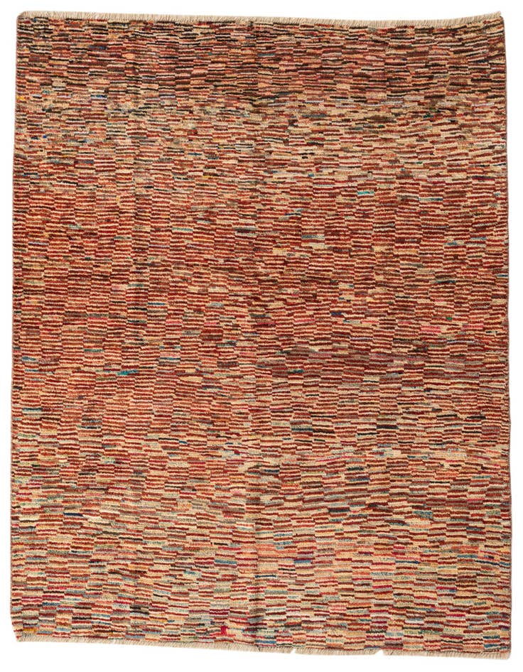 Detail image of 5' 1 x 6' 4 Hand Knotted Modern Ziegler Square Rug