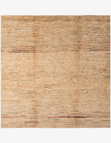 6' 2 x 6' 3 Hand Knotted Modern Ziegler Wool Square Rug