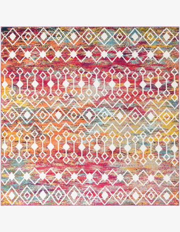 Moroccan Trellis Square Rug