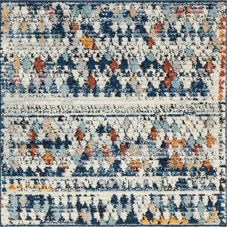Detail image of 7' 10 x 7' 10 Morocco Square Rug