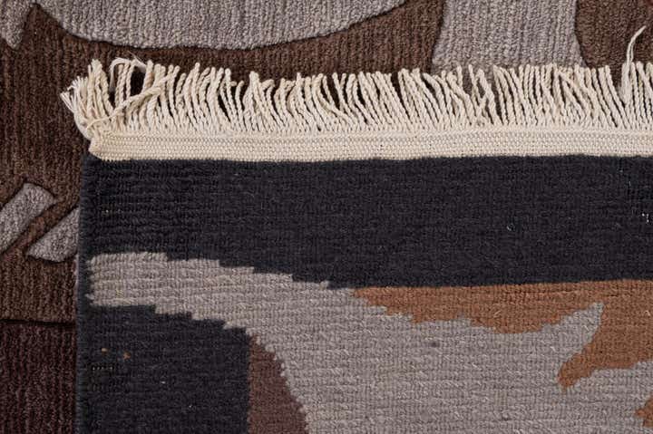 8' 2 x 8' 5 Hand Knotted Nepal Square Rug