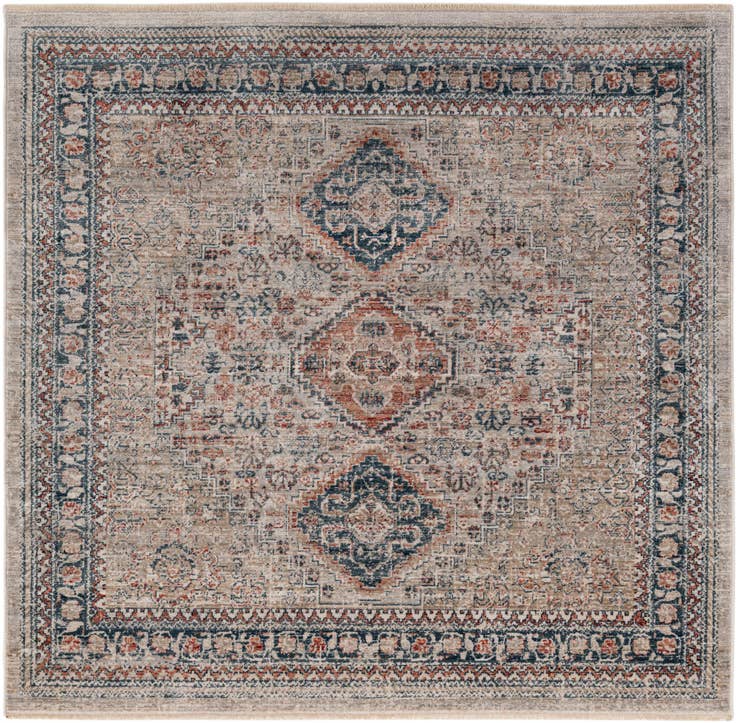 Detail image of 5' 3 x 5' 3 Newport Square Rug