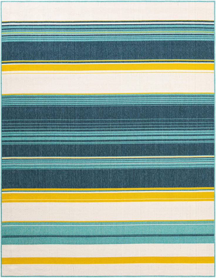 Detail image of 7' 10 x 7' 10 Easy-Clean Border Indoor / Outdoor Square Rug