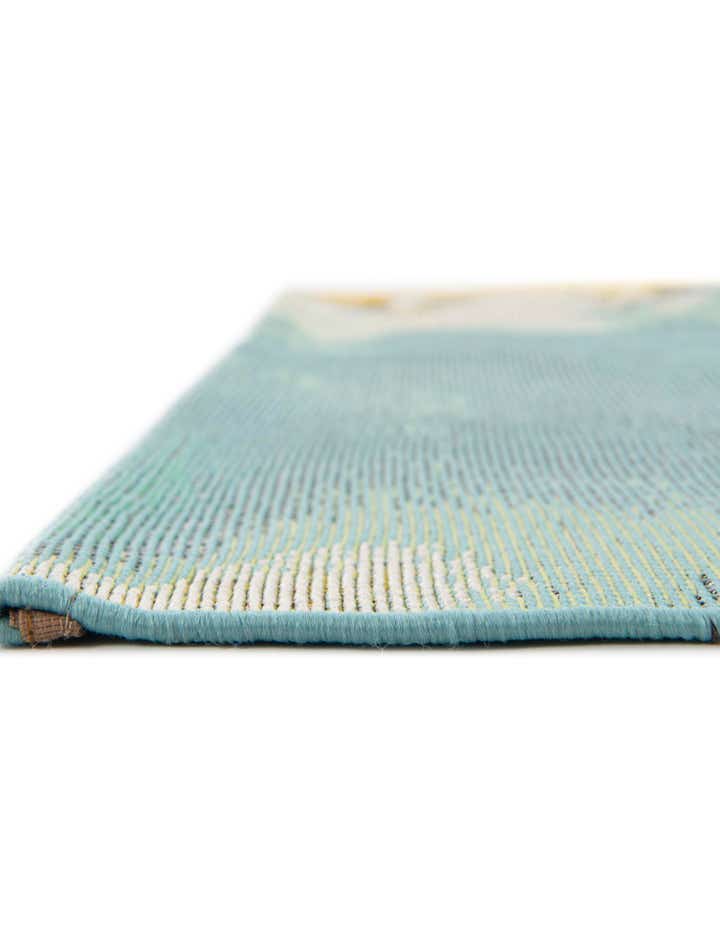 10' x 10' Easy-Clean Botanical Indoor / Outdoor Square Rug