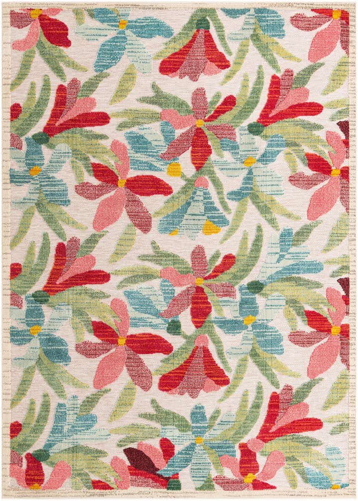 7' 10 x 7' 10 Easy-Clean Casablanca Indoor / Outdoor Square Rug