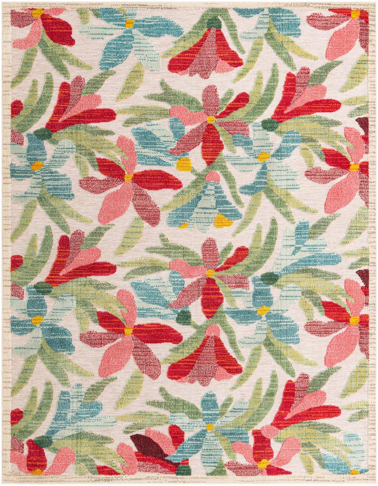 Detail image of 7' 10 x 7' 10 Easy-Clean Casablanca Indoor / Outdoor Square Rug