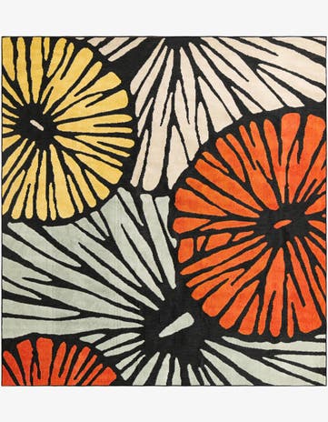 10' x 10' Easy-Clean Casablanca Indoor / Outdoor Square Rug