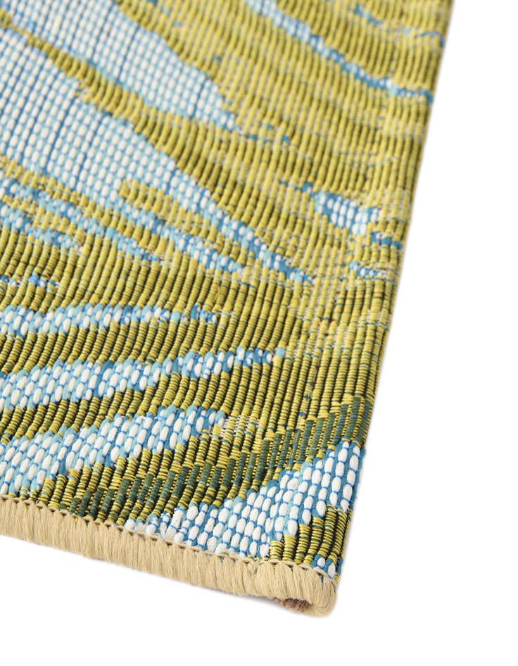 Detail image of 6' x 6'  Washable Coastal Indoor / Outdoor Square Rug