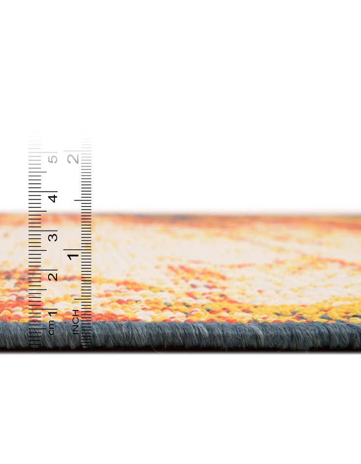 Detail image of 7' 10 x 7' 10 Easy-Clean Coastal Indoor / Outdoor Square Rug