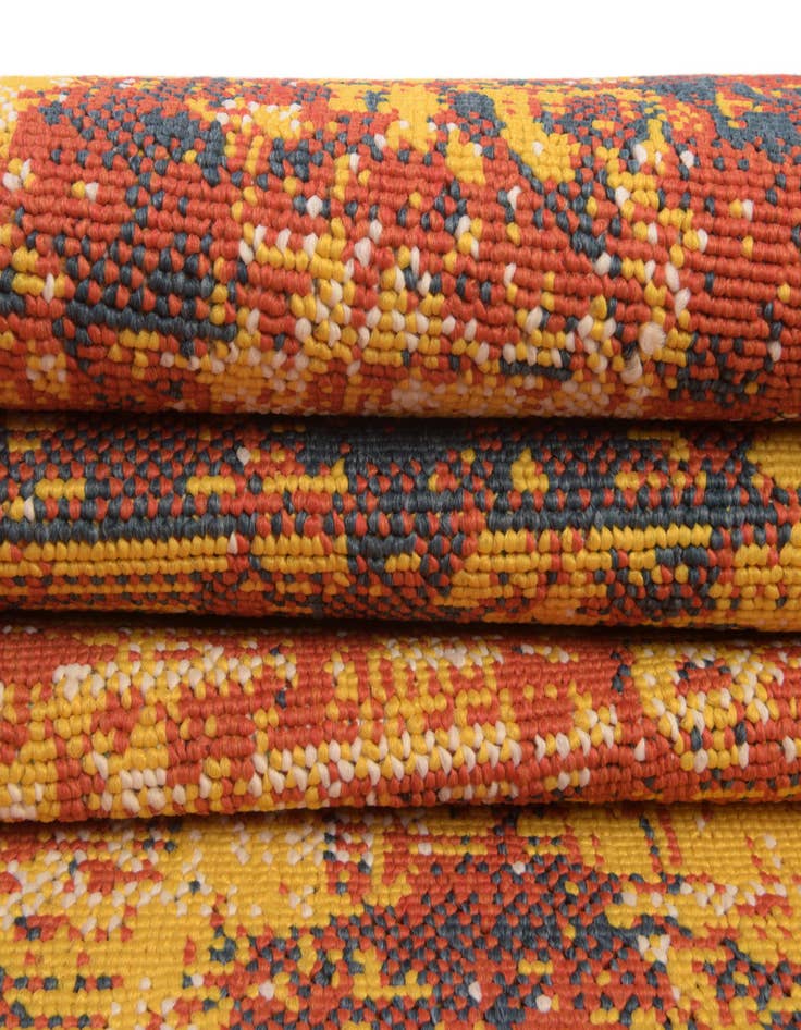 Detail image of 7' 10 x 7' 10  Washable Coastal Indoor / Outdoor Square Rug