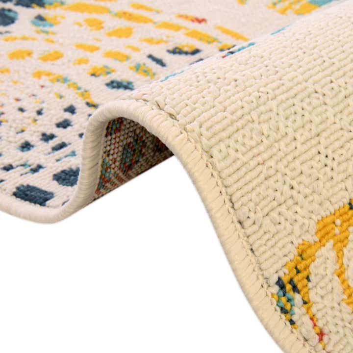7' 10 x 7' 10 Easy-Clean Coastal Indoor / Outdoor Square Rug