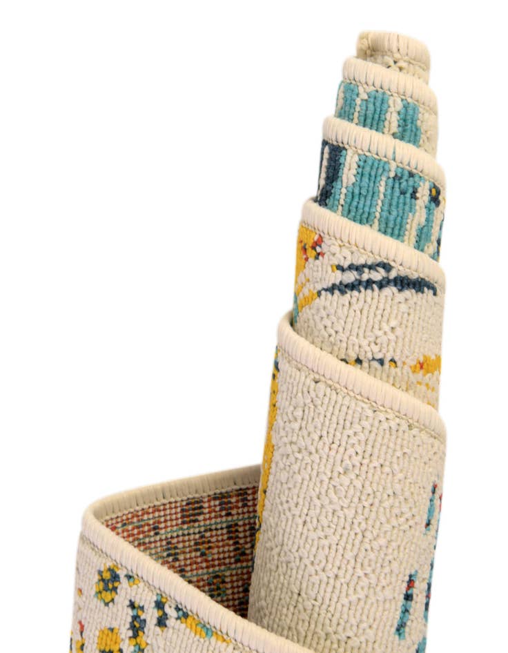 Detail image of 7' 10 x 7' 10 Easy-Clean Coastal Indoor / Outdoor Square Rug