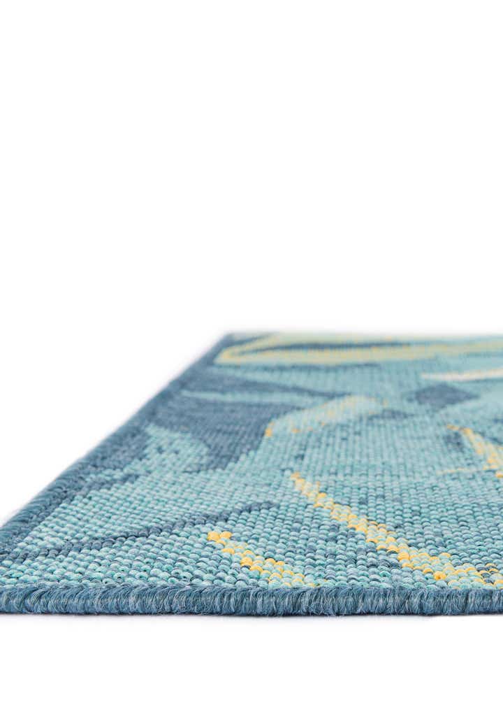 10' x 10' Easy-Clean Coastal Indoor / Outdoor Square Rug