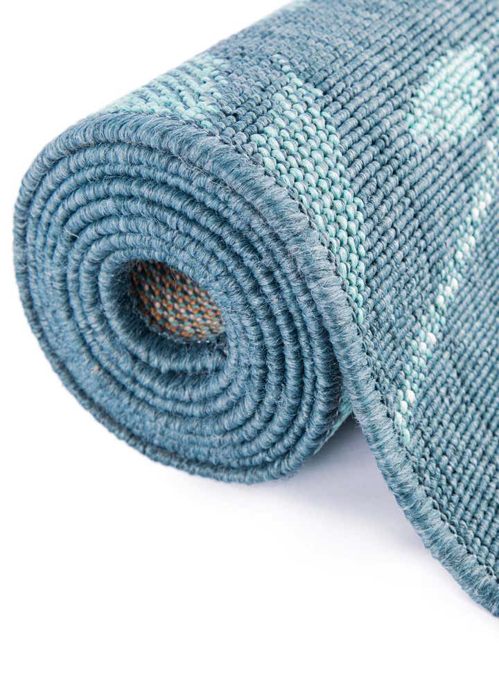 10' x 10' Easy-Clean Coastal Indoor / Outdoor Square Rug